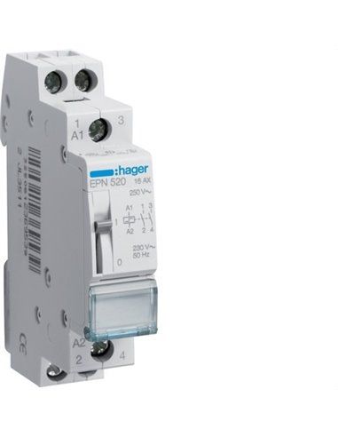 HAGER EPN520 | Impulse switch 230V 16A 2NO