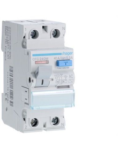 HAGER CFC240M | Differential 2P 40A 300mA Typ-AC