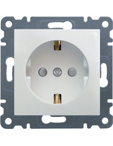 Lumina | 2P + TT socket base polar white WL1060