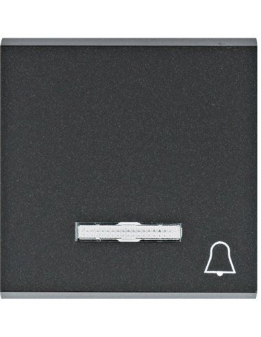 Lumina | Indicator light button "bell" black WL6113