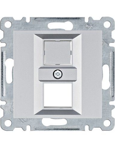 Lumina | WL2322 Silver Double Keystone Jack Bracket