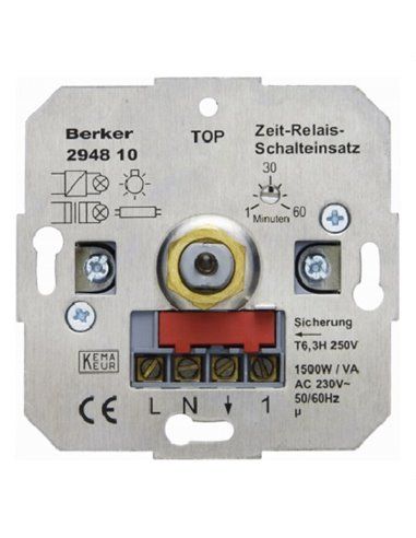 BERKER | Druckknopfmechanik mit Zeitrelais 294810