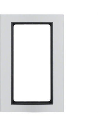 Berker B3 | Cadre de clavier KNX aluminium / anthracite 13093004