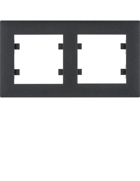 Lumina intensiv | Rahmen 2 Elemente horizontal schwarz WL5723