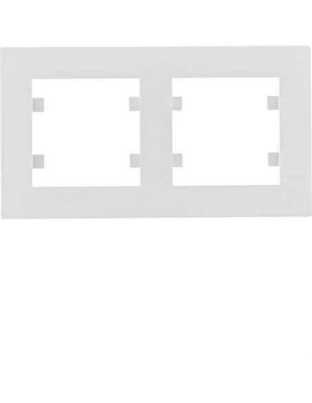 Lumina intense | Cadre horizontal blanc polaire 2 éléments WL5720