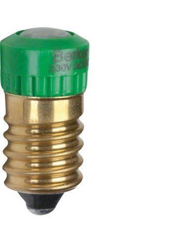 BERKER | Led lamp E14 230V 4,2mA green 167903