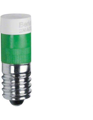 BERKER | E10 Lampada led verde 230V 167803