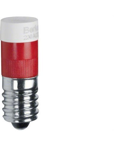 BERKER | E10 230V lampe led rouge 167801