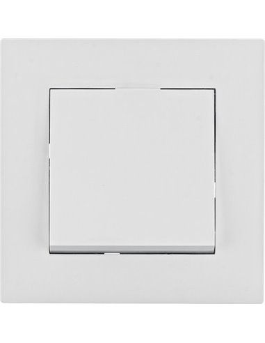 Lumina | Interrupteur monoblocs simple Lumina WL8010 blanc polaire intense