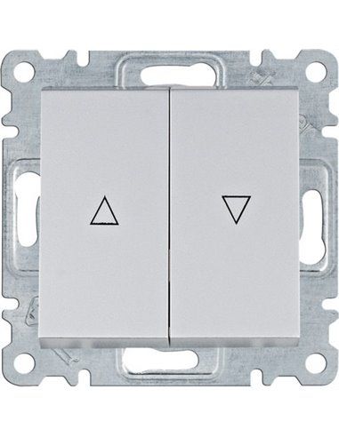 Lumina | Silver shutter switch WL0312