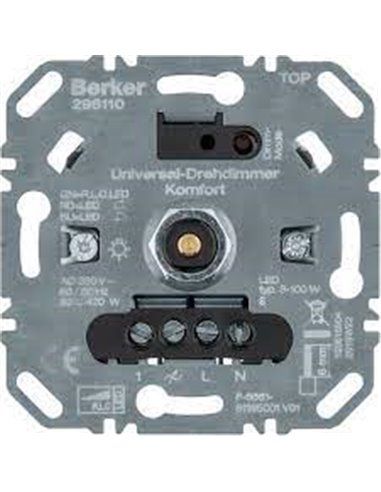 BERKER | Comfort Universal-Drehregler (R/L/C/LED) soft off 296110