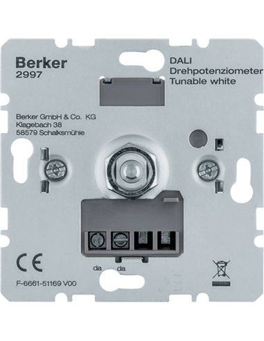 BERKER | DALI-Drehdimmer soft off white Anpassung 2997