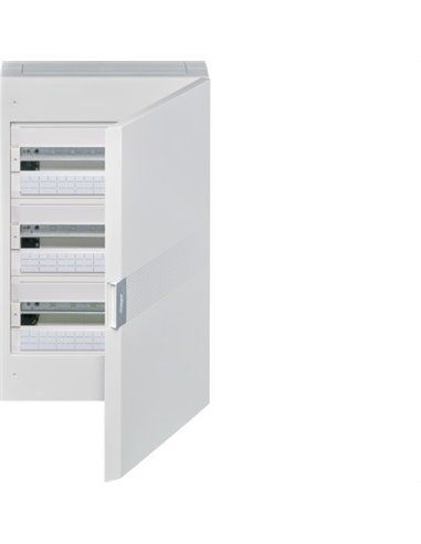 HAGER VB318PE | Quadro elettrico da superficie VEGA VB 3 file con anta cieca 18 moduli