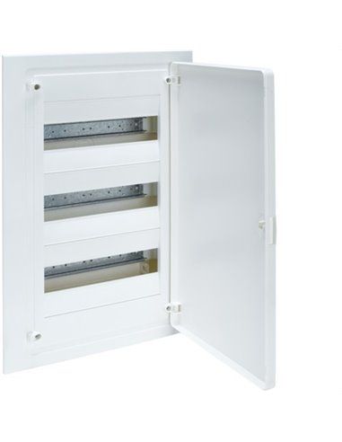 HAGER VF312PEB | VF golf recessed electrical panel with 3 rows 36 modules opaque white