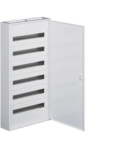 HAGER FW624WT | FW2 Aufputzschaltschrank mit 6 Reihen 24 Module