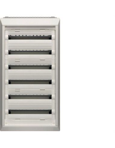 HAGER FU62DN | Quadro elétrico embutido VEGA-D com 6 filas 144 módulos sem porta