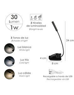 Linterna de Trabajo Led Cob Recargable USB 500 Lumen 8W KOMA TOOLS