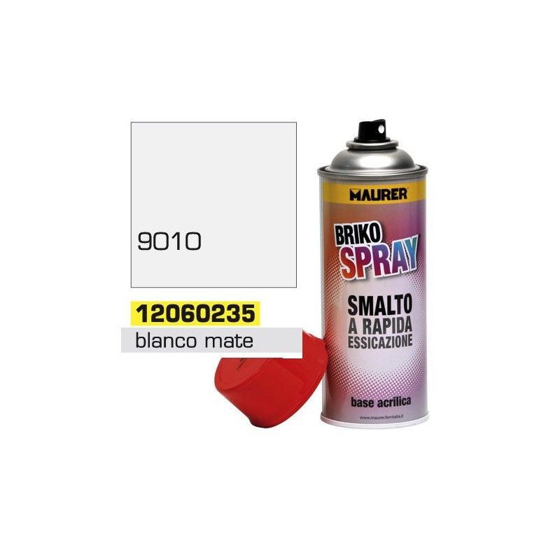 Spray Pintura Blanco Mate 400 ml.