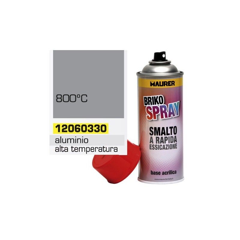 Spray Pintura Alta Temperatura Aluminio   400 ml.