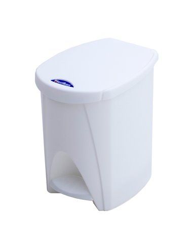 CUBO PEDAL DE 7L BLANCO