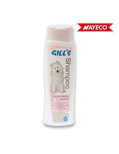 CHAMPU PARA MASCOTAS GILL'S PELO BLANCO 200ML