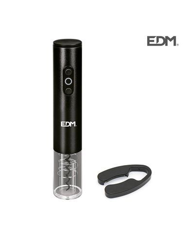 ABRIDOR ELÉCTRICO PARA BOTELLAS DE VINO 4xAA (NO INCLUIDAS) EDM