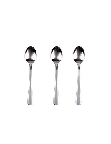 SET 3uds. CUCHARILLA ACERO INOX RECICLADO BRILLO NATUR SG7768 SAN IGNACIO