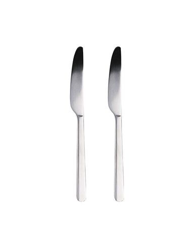 SET 2uds. CUCHILLO ACERO INOX RECICLADO BRILLO EARTH SG7779 SAN IGNACIO