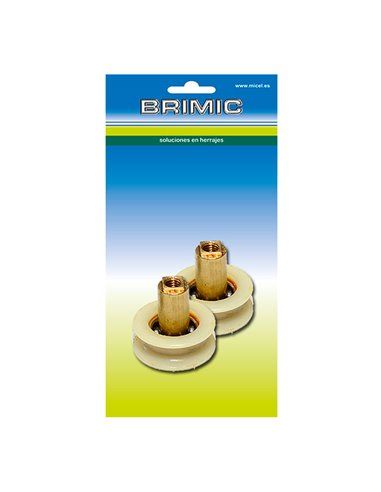 Blister com 2 Rolamentos para Tela Tubo RD2 Ø24x9mm Blister 91798 EDM