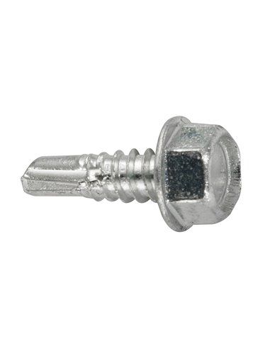 Caixa de 8 unidades de parafuso autoperfurante para chapa de cabeça hexagonal 4,8x16mm Fadix