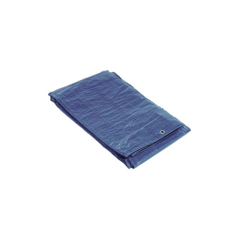 Lona Impermeable Azul Con Ojetes Metálicos 2 x 3 Metros (Aproximadamente)