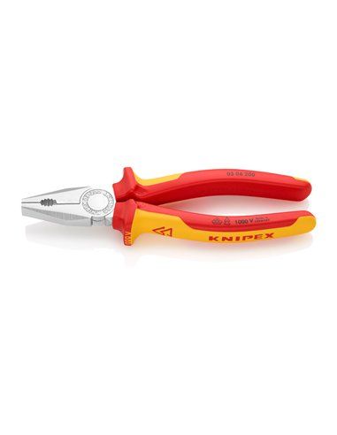 Knipex Pince à becs longs chromée, avec gaines b…