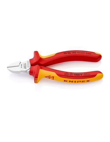 Alicate de corte diagonal 140x54x25mm 7006140 Knipex