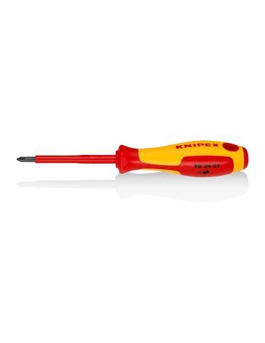 Chave de fenda cruciforme Phillips 187x30x30mm 982401 Knipex