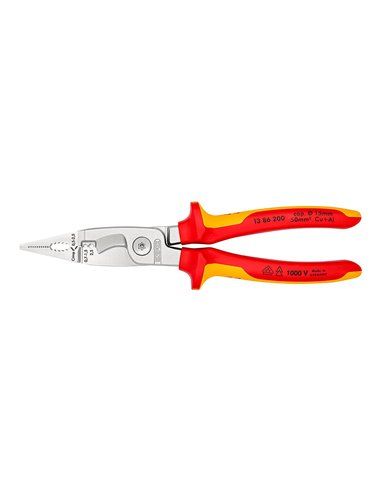 Alicate para instalações elétricas 200x85x20mm 1386200SB Knipex