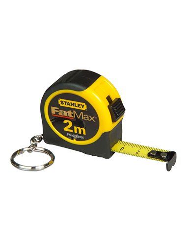 FLEXÓMETRO 2MX13mm MINI FLEXÓMETRO CON LLAVERO EN CONTENEDOR DE PLÁSTICO FMHT1-33856 STANLEY