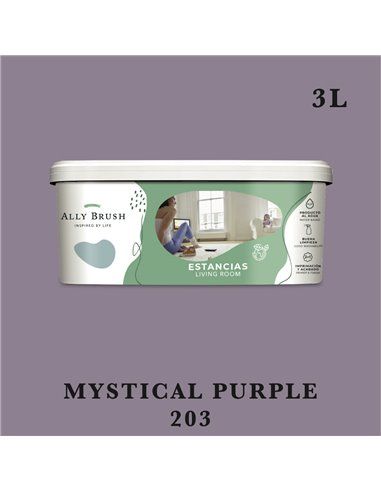 Ally Brush Interior Paint Mystical Roxo 3L