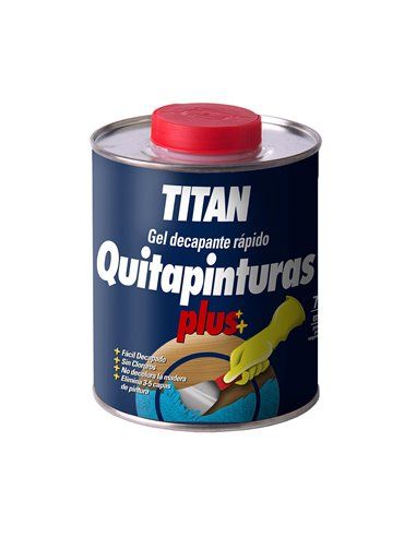 GEL DECAPANTE QUITAPINTURAS PLUS 750ml TITAN 05D000134