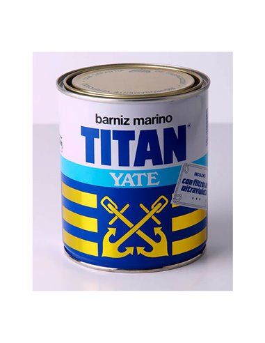 BARNIZ BRILLANTE INCOLORO YATE  750ml TITAN 045000734