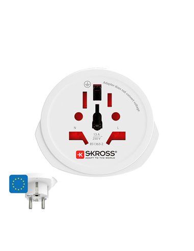 Adaptador Mundo para Europa SKROSS 1500211-E