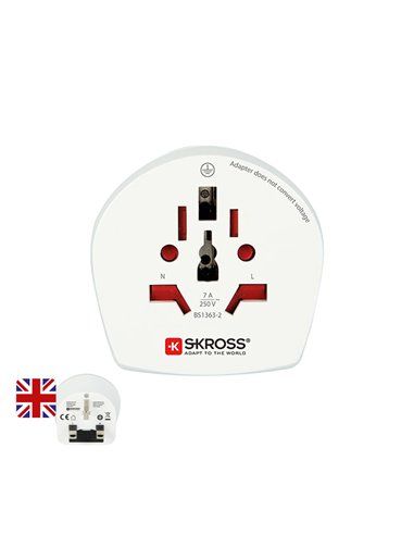 Adaptador do mundo para o Reino Unido SKROSS 1500225-E