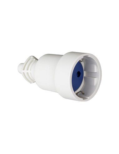 Base de ar em PVC 16a 250v t/tl 4,8mm branco 707cb (encolhível) piso