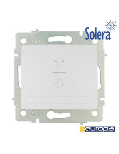 INTERRUPTOR PERSIANA 10A 25V BLANCO S.EUROPA SOLERA