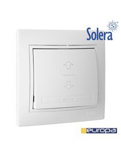 DOBLE CONMUTADOR/INTERRUPTOR 10AX 250V SERIE EUROPA SOLERA ERP12U