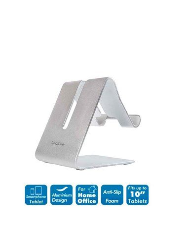 SOPORTE PARA SMARTPHONE Y TABLET, ALUMINIO  LOGILINK