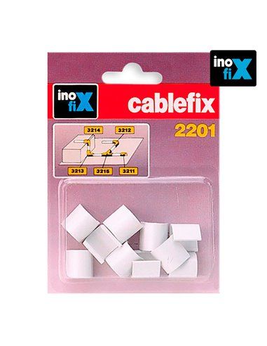 ENLACES RECTO PARA CABLEFIX 2201 (BLISTER 10 UNID) INOFIX