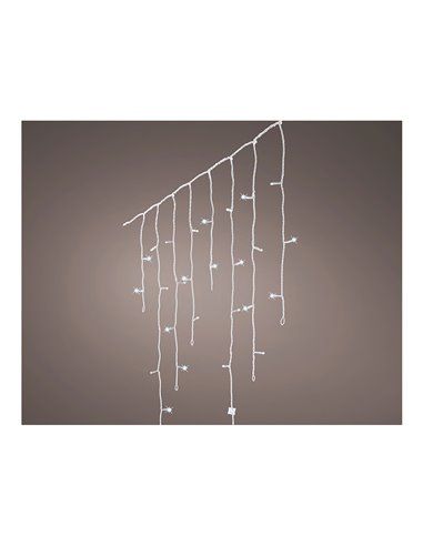 CORTINA LED ICICLE LIGHTS PARPADEANTE 5,8m 240 LEDS LUZ FRIA