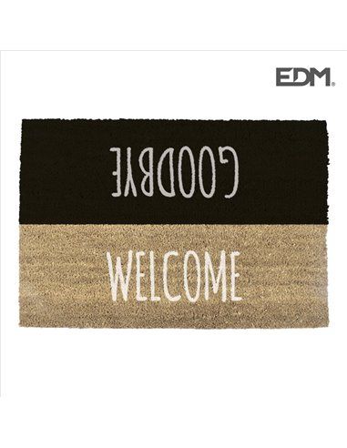 FELPUDO 60X40CM MODELO WELCOME-GOODBYE EDM