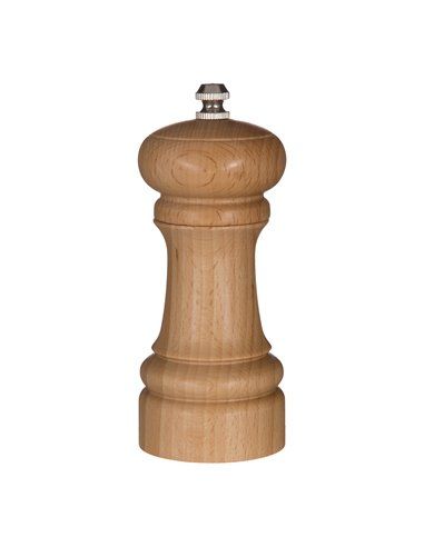 MOLINILLO PARA SAL/PIMIENTA DE MADERA 14.5CM