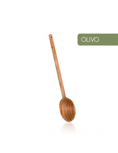 CUCHARA OVAL 30 CMS. MADERA DE OLIVO 30 CM METALTEX